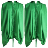 Green Draw String Dress