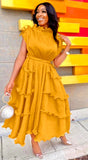 Ruffle Collar Dress