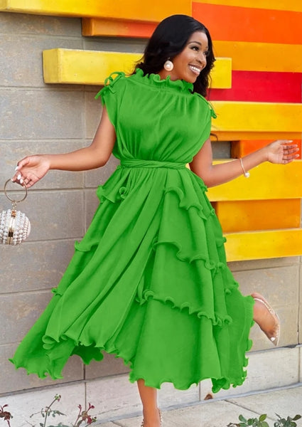 Ruffle Collar Dress