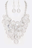 Mix Pearls Statement Necklace Set