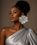 Oversized Silver Earrings