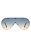 Retro Oversize Aviator Fashion Sunglasses