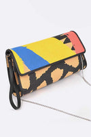 Artsy Printed Wristlet Clutch