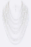 Million Pearls Layer Necklace Set