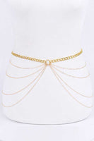 Layered Iconic Chain Belt