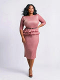 Light Pink Ruffle Dress