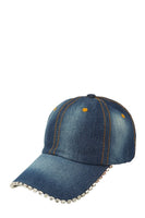 Rhinestone and Denim BaseBall Cap