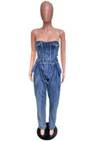 WOMEN FASHION DENIM JUMPSUIT