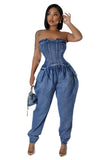 WOMEN FASHION DENIM JUMPSUIT