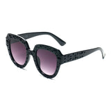 Women Round Cat Eye Sunglasses