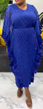 Blue Ruffle Dress