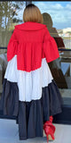 Multi Loose Colorful Dress