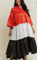 Multi Loose Colorful Dress