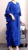 Blue Ruffle Dress