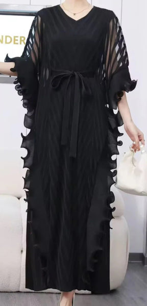 Black Ruffle Dress