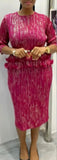 Pink Ruffle Dress