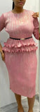 Light Pink Ruffle Dress