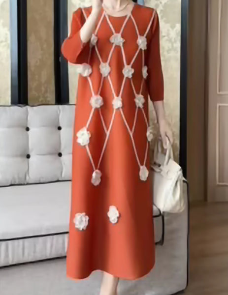 Flower Pattern Dress