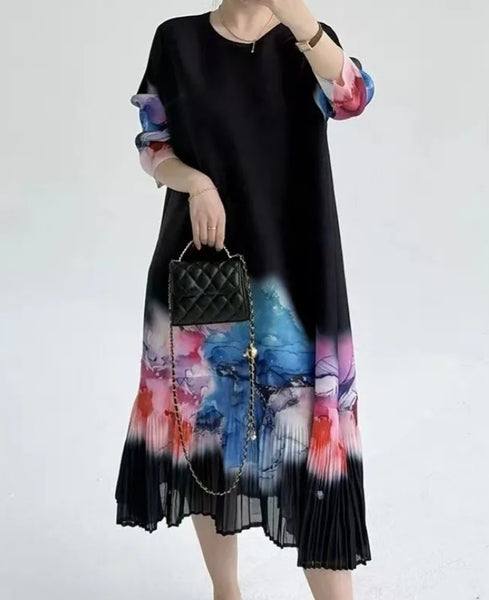 Black Ruffle Dress