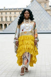 Silk Petal Shaw & Dress